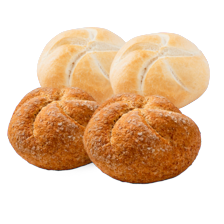 Kaiserbroodjes wit of volkoren